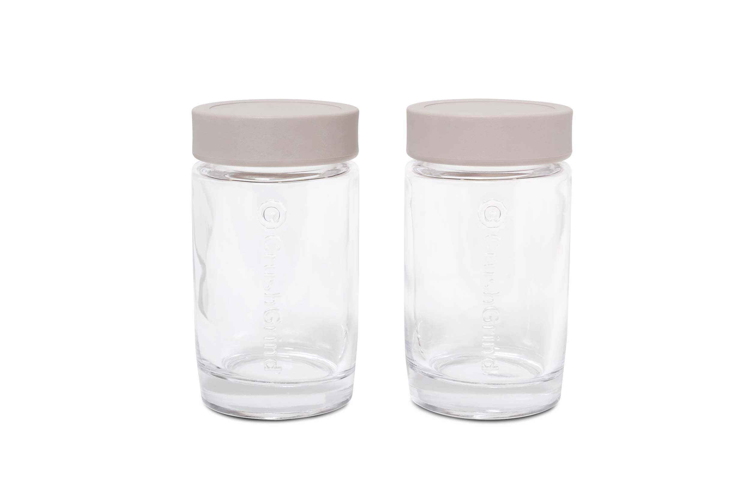 Vaasa spice jar set, off-white